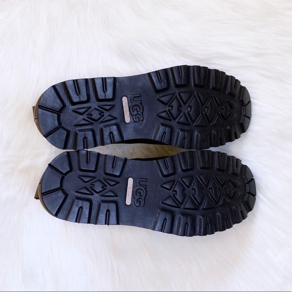 UGG Men’s Ritter Chestnut Leather Waterproof Boots - Picture 7 of 8